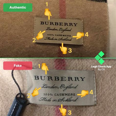 burberry fake vs real|authenticate burberry item.